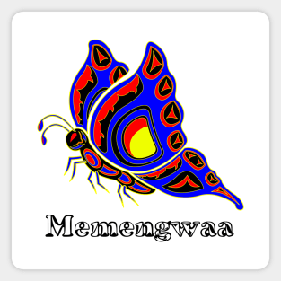 Memengwaa (Butterfly) Polyamorous Pride Magnet